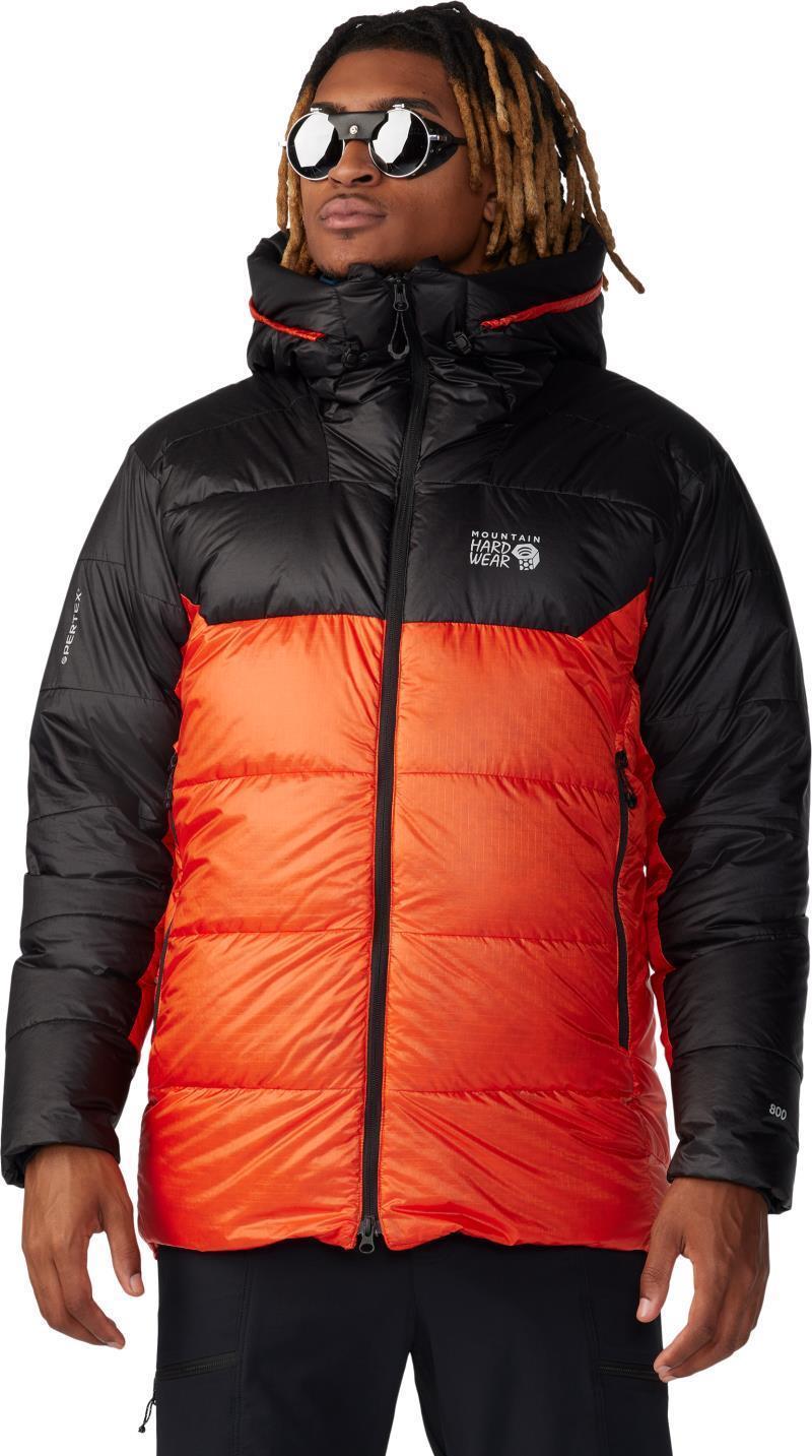 Phantom Belay Down Parka - Mens - State Orange / Black 2
