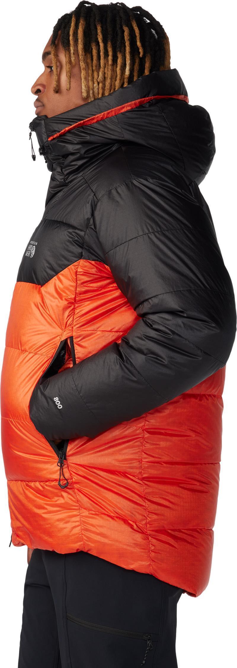 Phantom Belay Down Parka - Mens - State Orange / Black 3