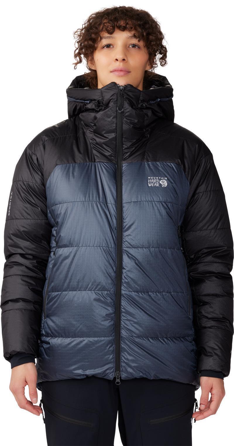 Phantom Belay Down Parka - Womens - Blue Slate / Black 1