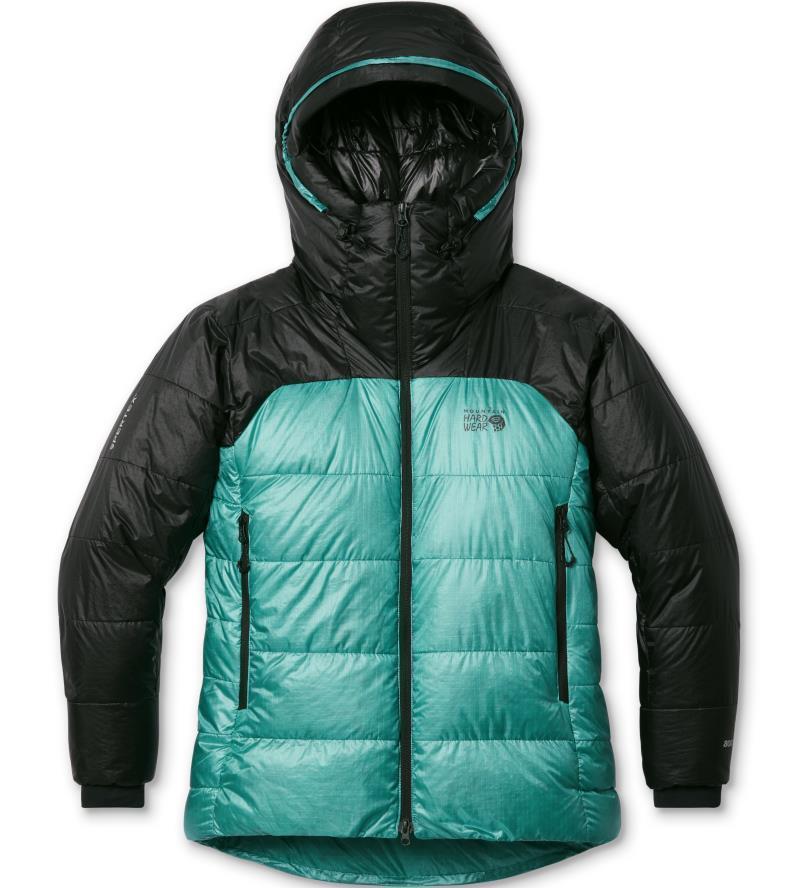 Phantom Belay Down Parka - Womens - Synth Green / Black 1