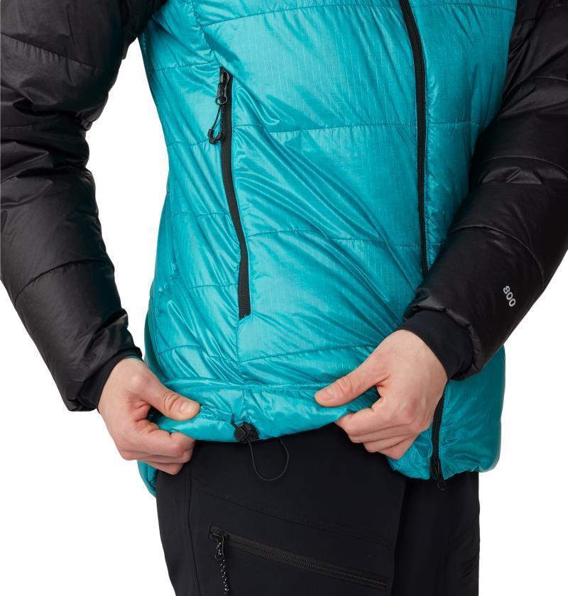 Phantom Belay Down Parka - Womens - Synth Green / Black 9