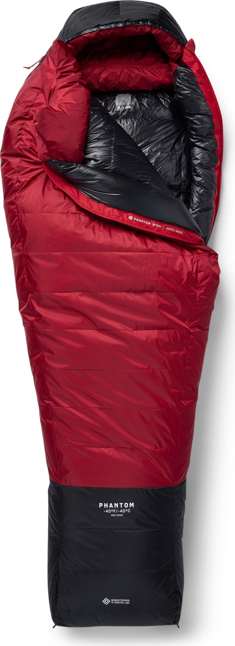 Phantom Windstopper, Long, -40C / -40F - alpine red 1