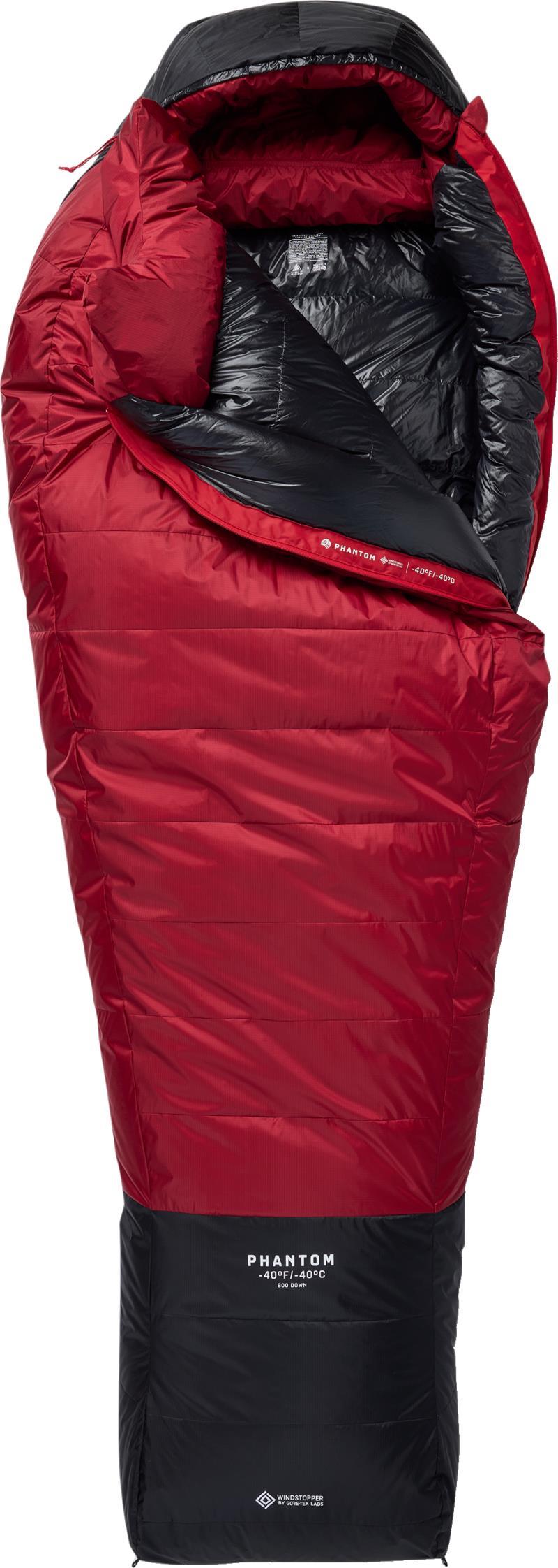 Phantom Windstopper, Reg, -40C / -40F - alpine red 1