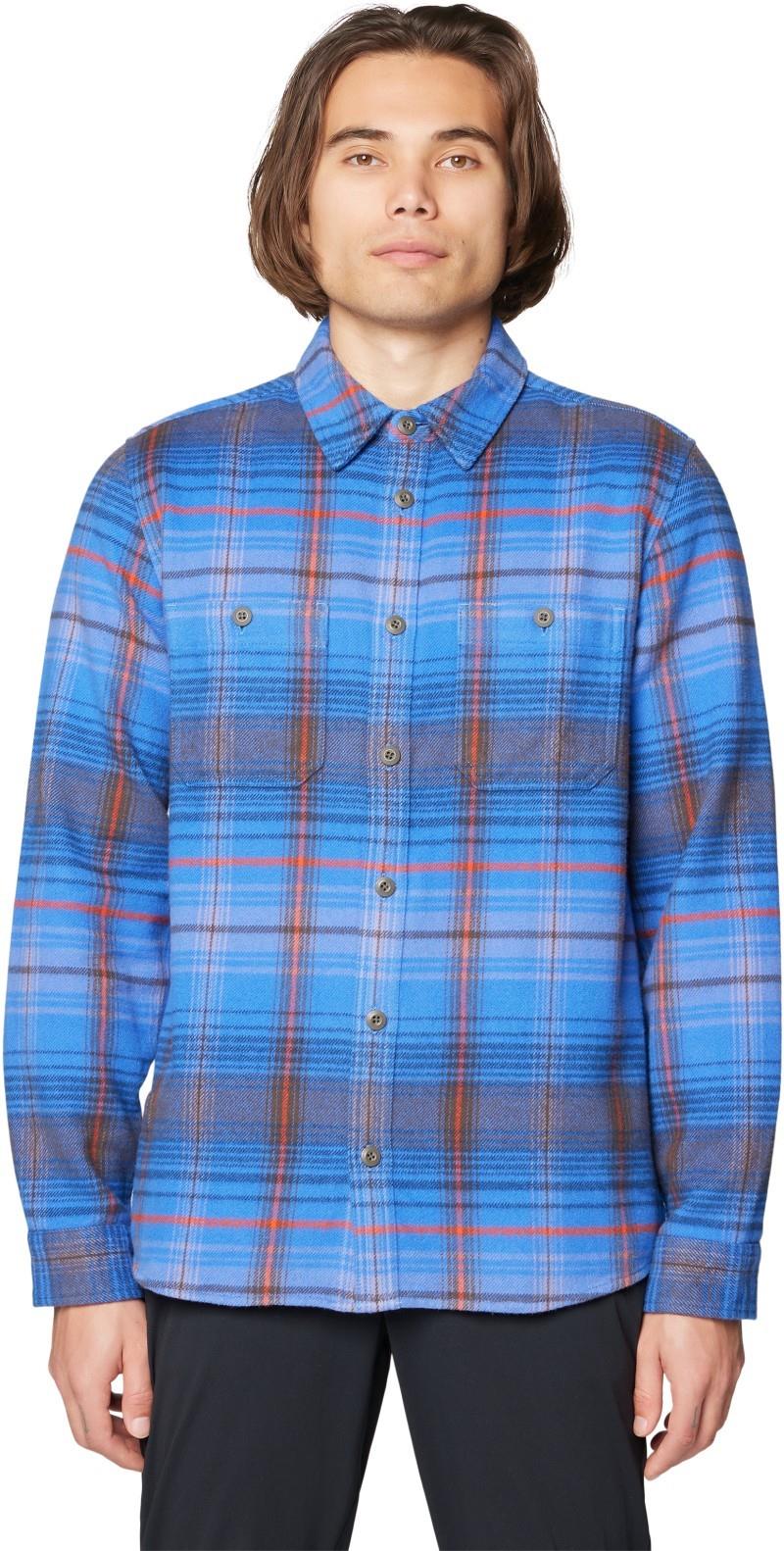 Plusher LS Flannel - Mens - arctic sky wyoming plaid 1