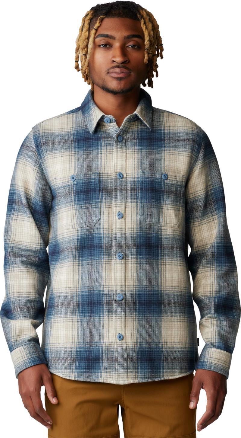 Plusher LS Shirt - Mens - Adriatic Blue Ombre Buffalo Check Print 1