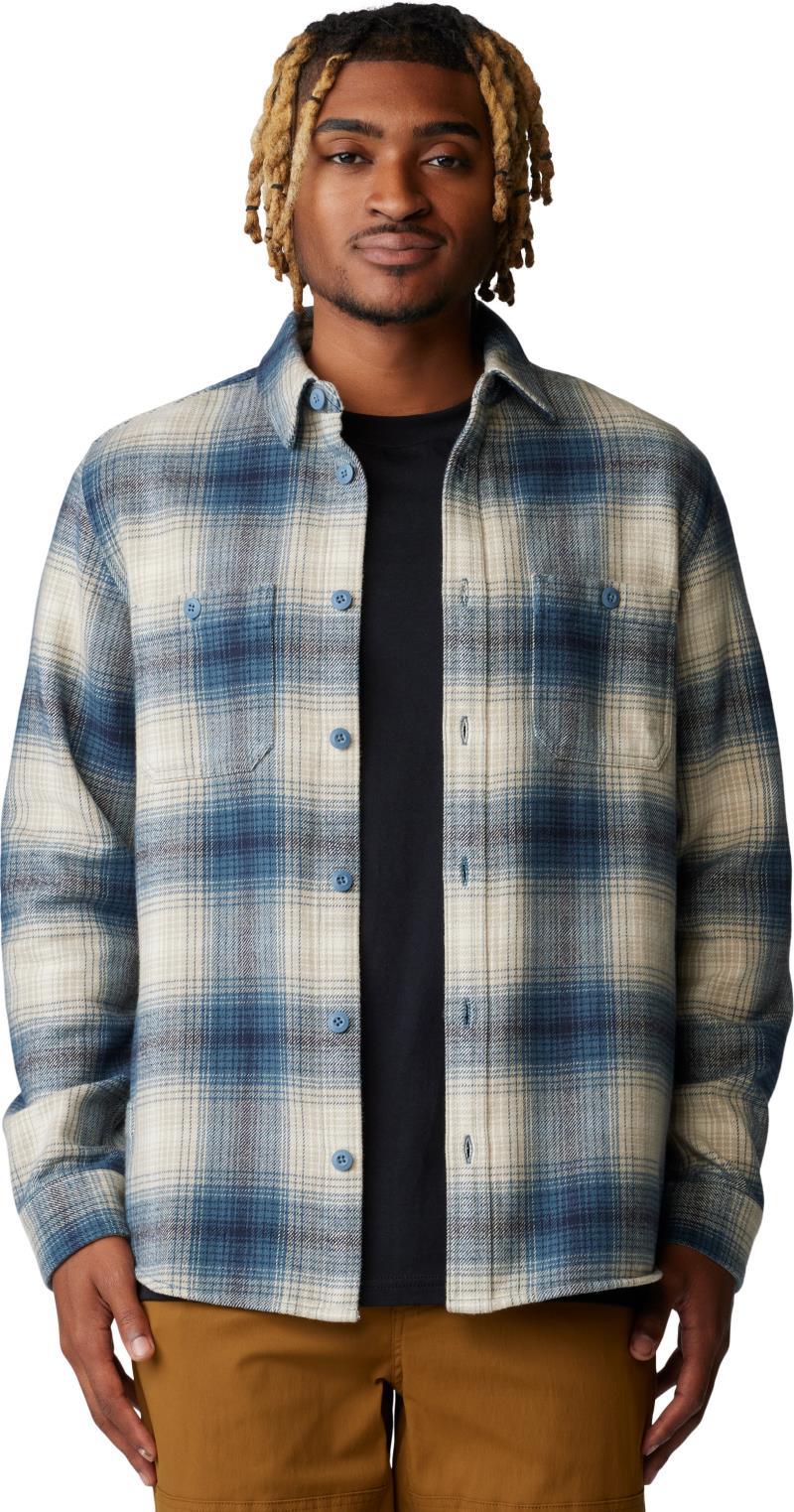 Plusher LS Shirt - Mens - Adriatic Blue Ombre Buffalo Check Print 3