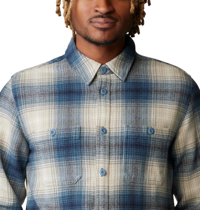 Plusher LS Shirt - Mens - Adriatic Blue Ombre Buffalo Check Print 4