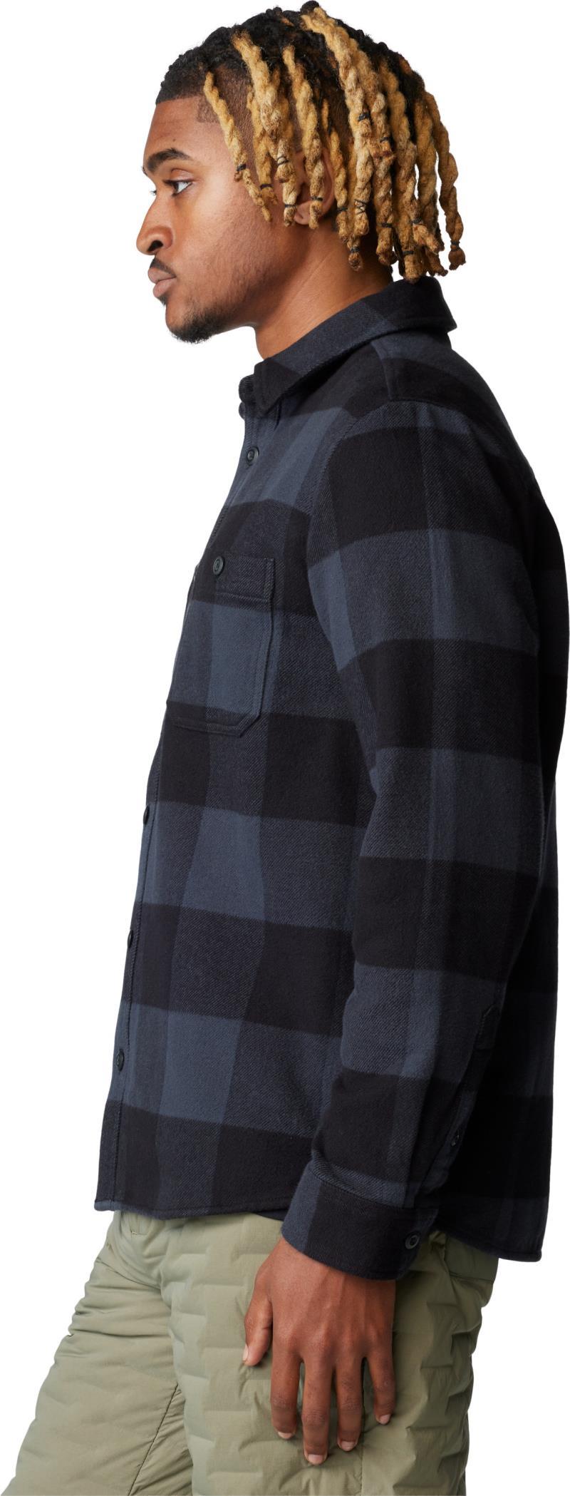 Plusher LS Shirt - Mens - Black Tatanka Check Print 5