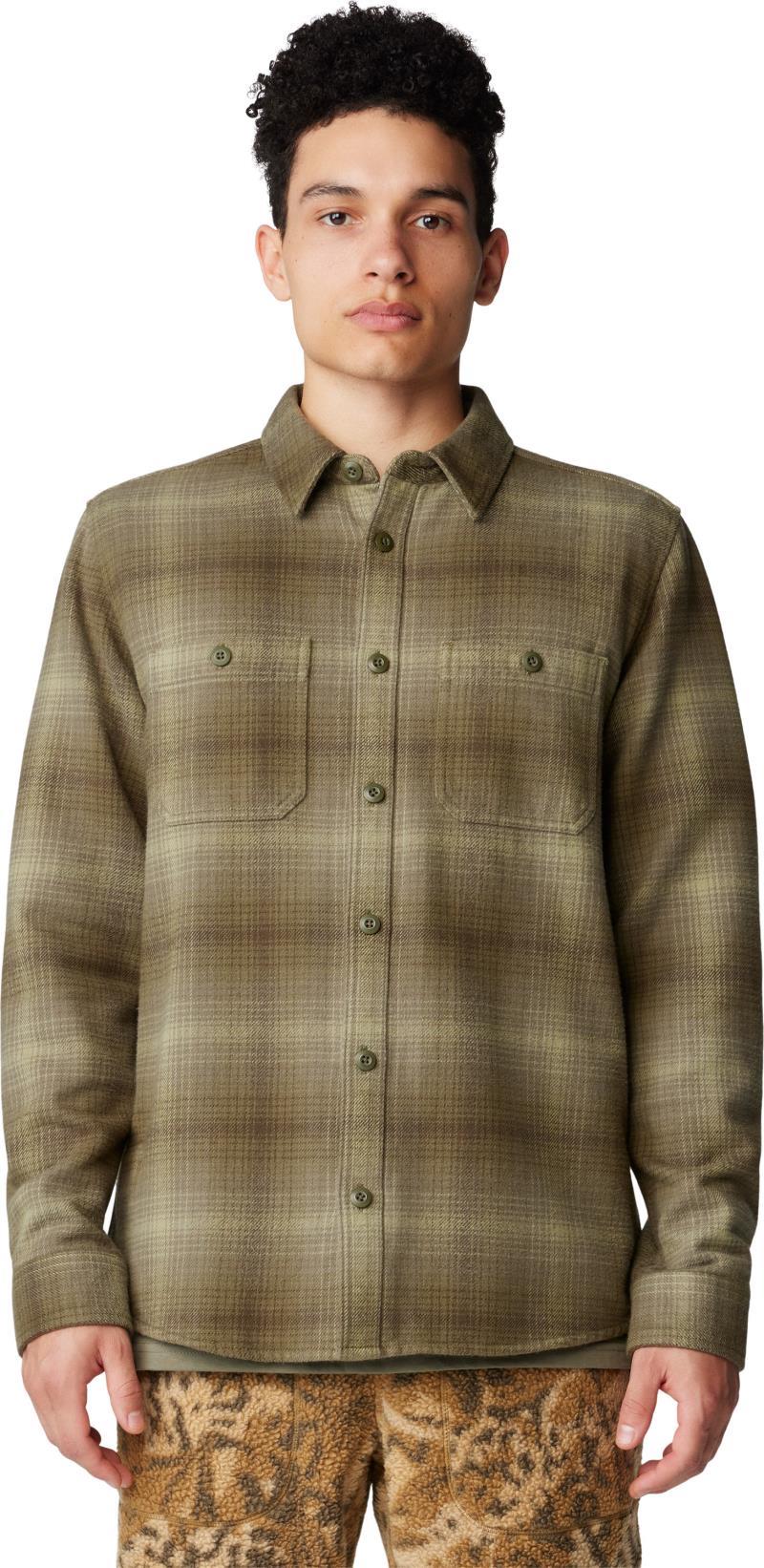Plusher LS Shirt - Mens - Dark Pine Ombre Buffalo Check Print 4