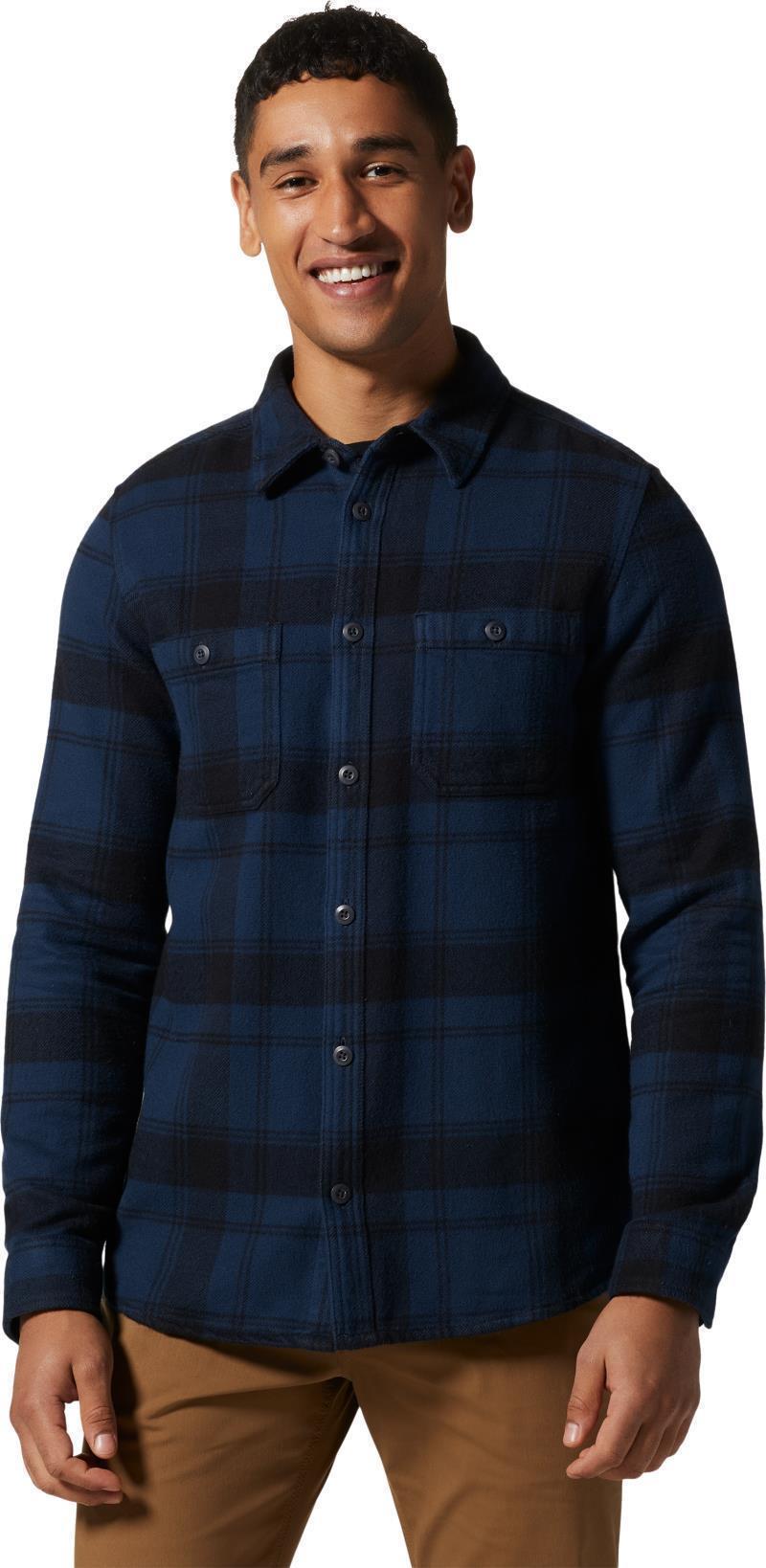 Plusher LS Shirt - Mens - Hardwear Navy 1
