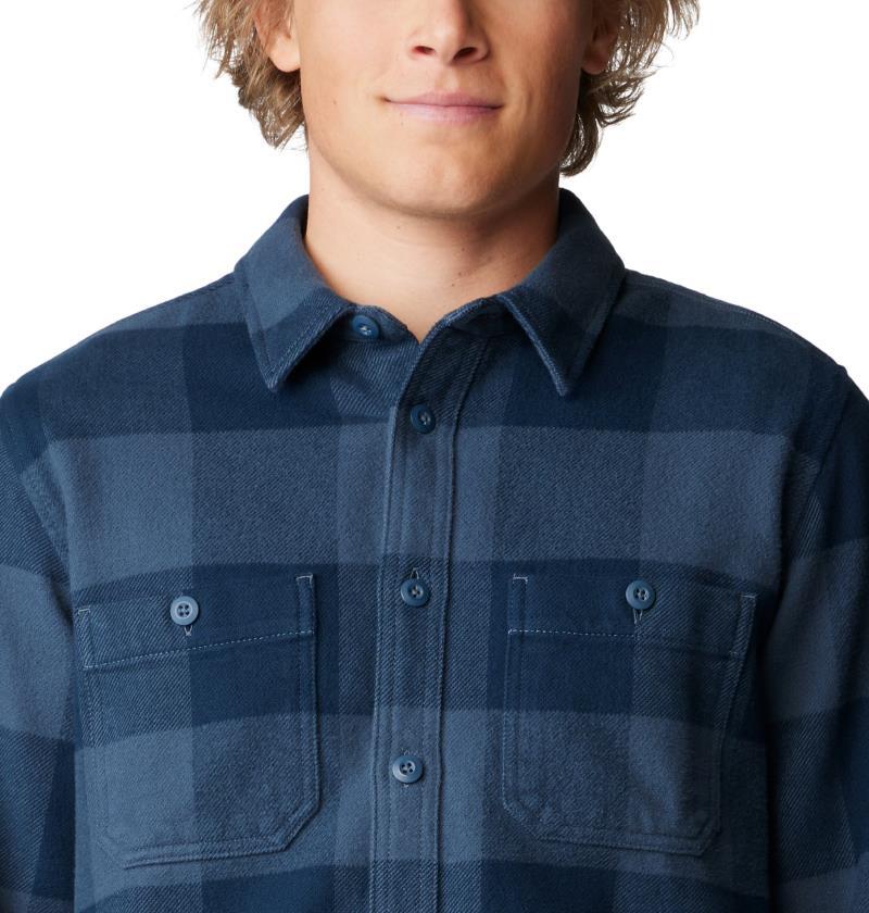 Plusher LS Shirt - Mens - Moon Blue Tatanka Check Print 4