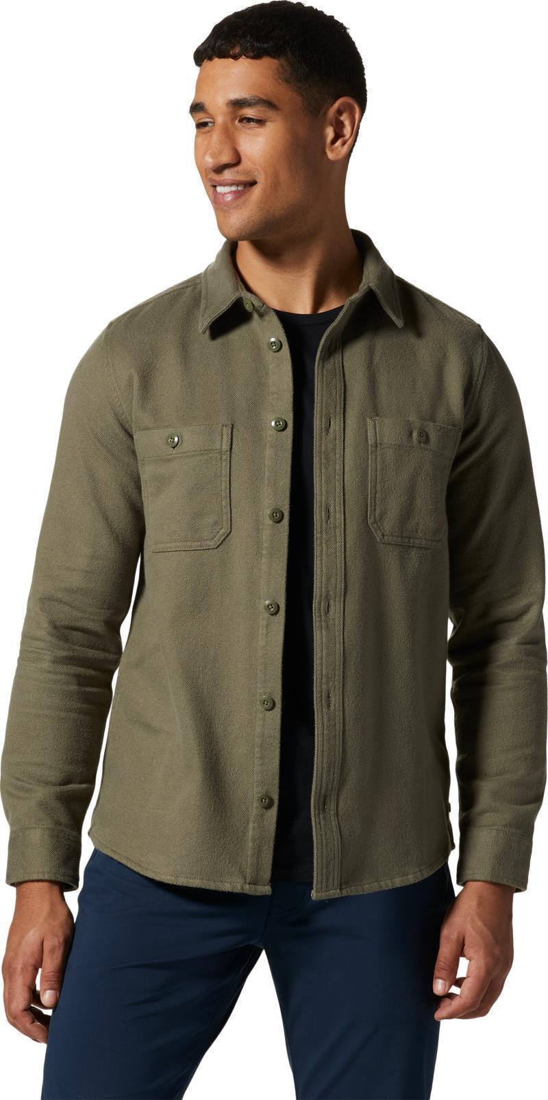 Plusher LS Shirt - Mens - Stone Green 3