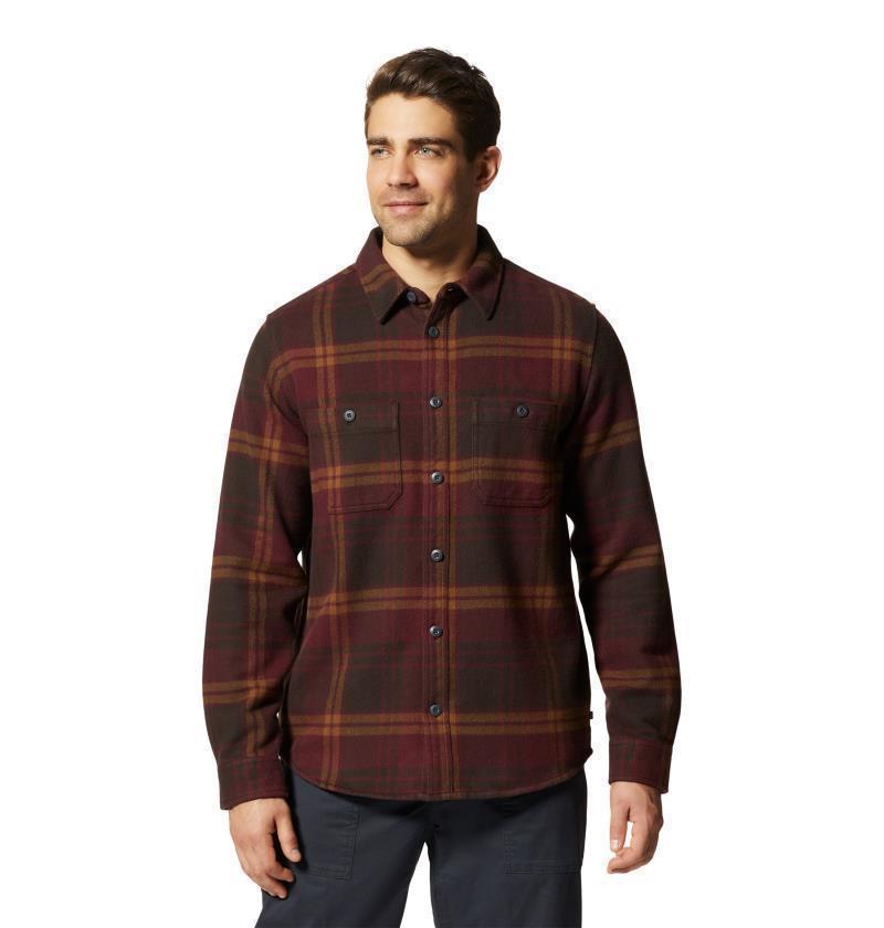 Plusher LS Shirt - Mens - Washed Raisin Bonfire Plaid 1