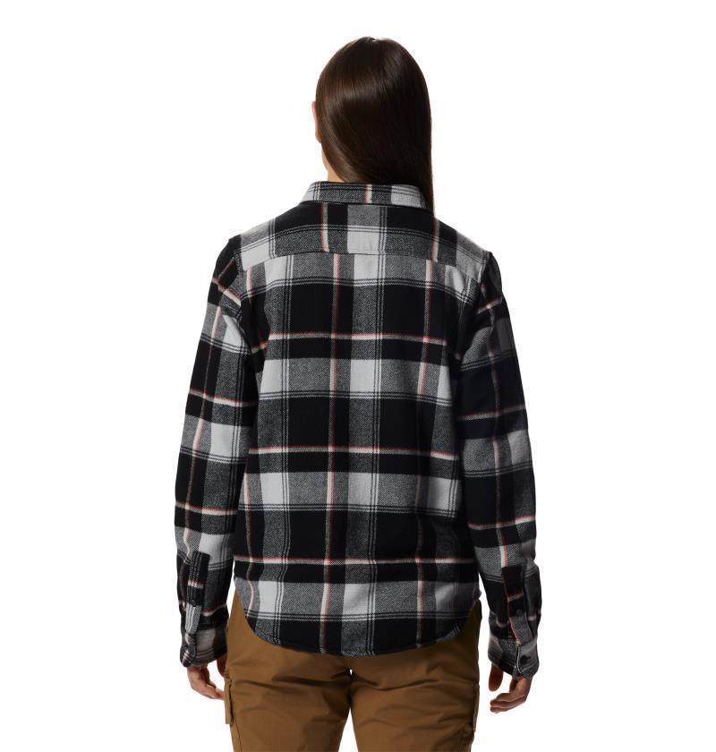 Plusher LS Shirt - Womens - Black Tartan Plaid 2