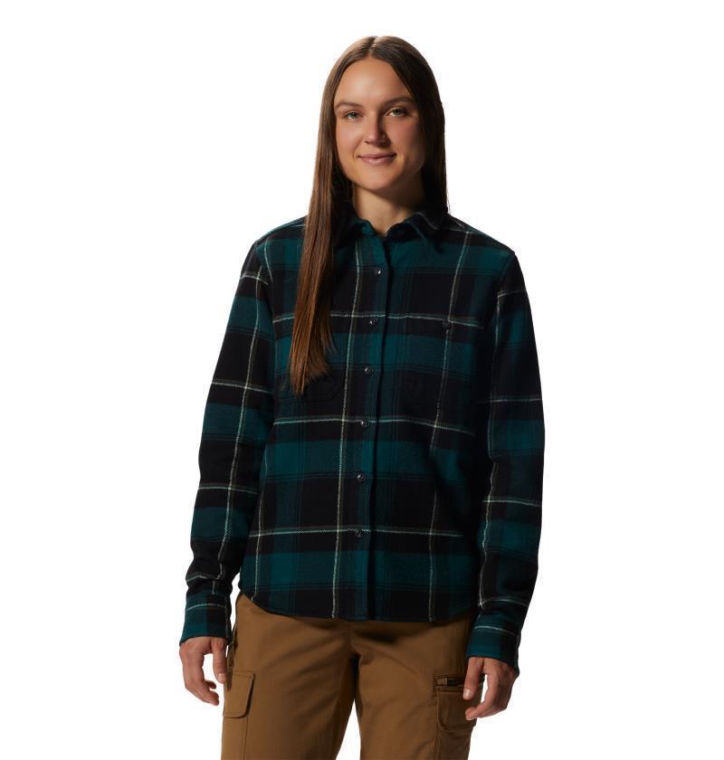 Plusher LS Shirt - Womens - Dark Marsh Tartan Plaid 1