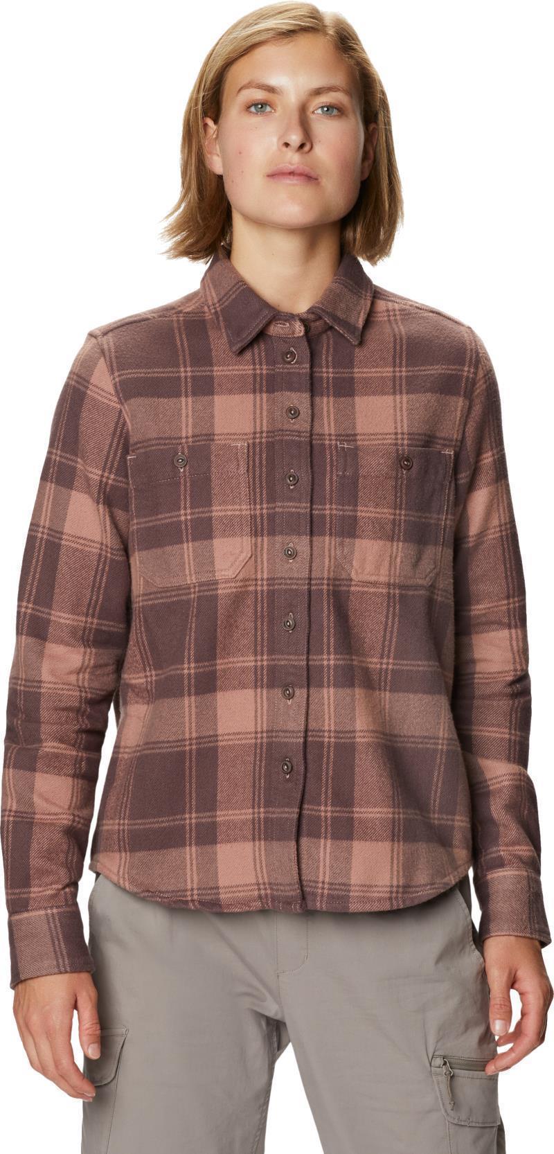 Plusher LS Shirt - Womens - Smoky Quartz 2