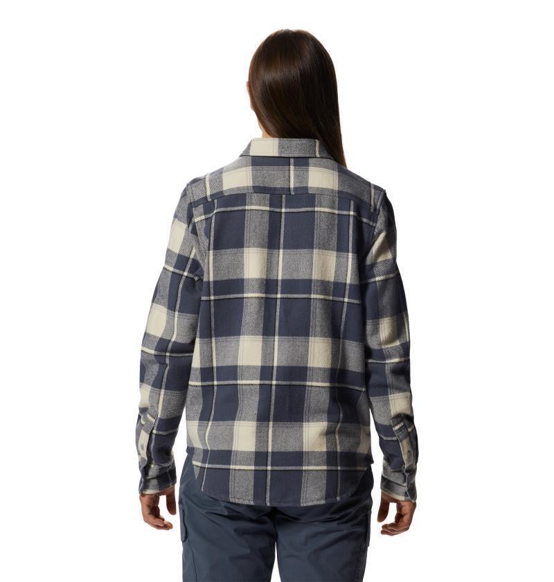 Plusher LS Shirt - Womens - Wild Oyster Tartan Plaid 2