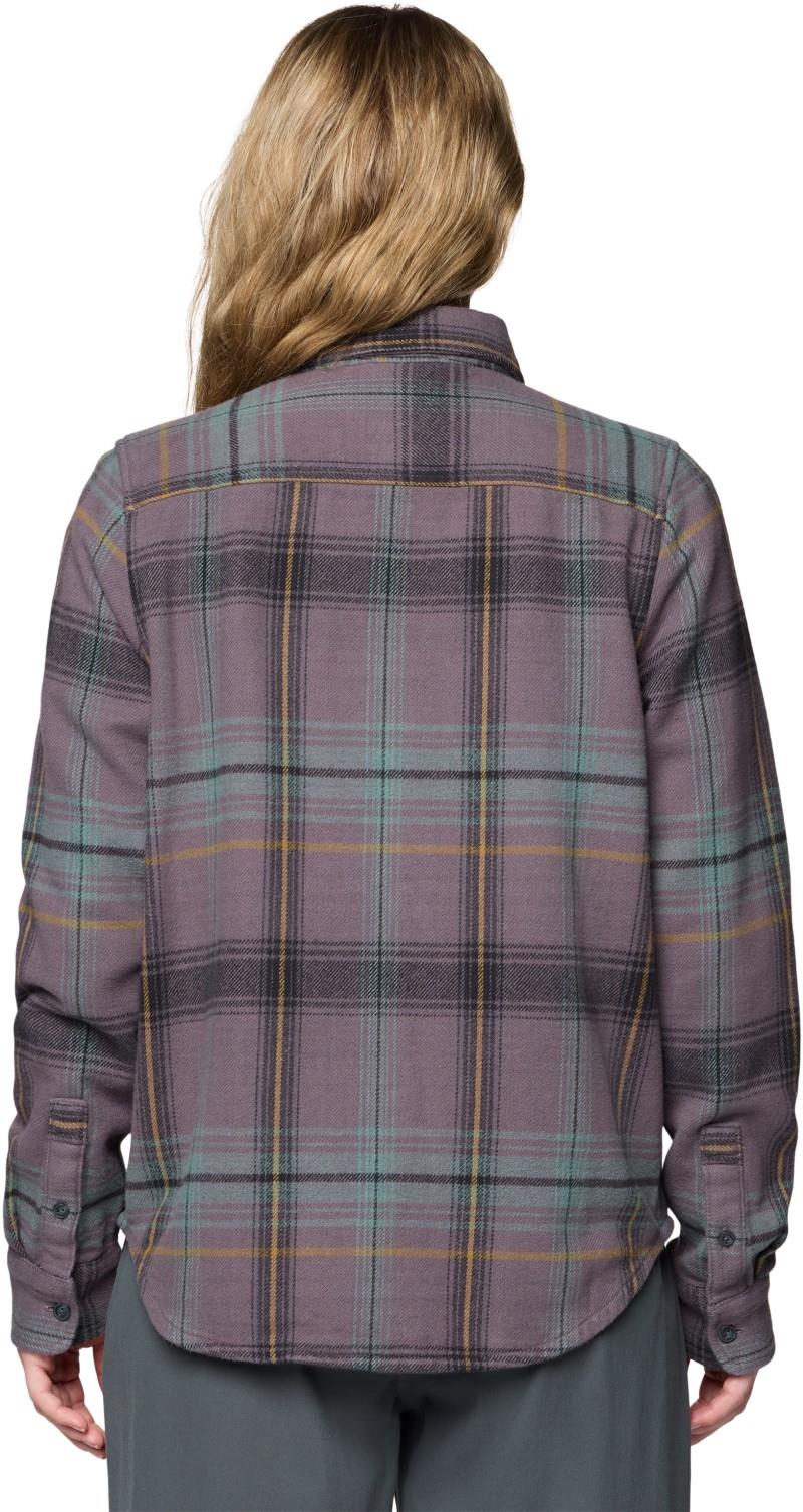 Plusher LS Shirt - Womens - purple dusk wyoming plaid 1