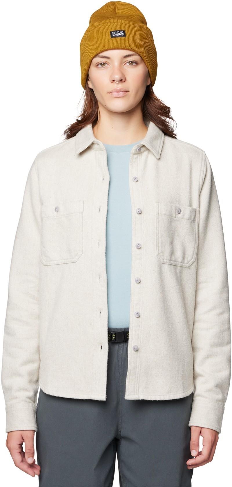 Plusher LS Shirt - Womens - stone heather 1