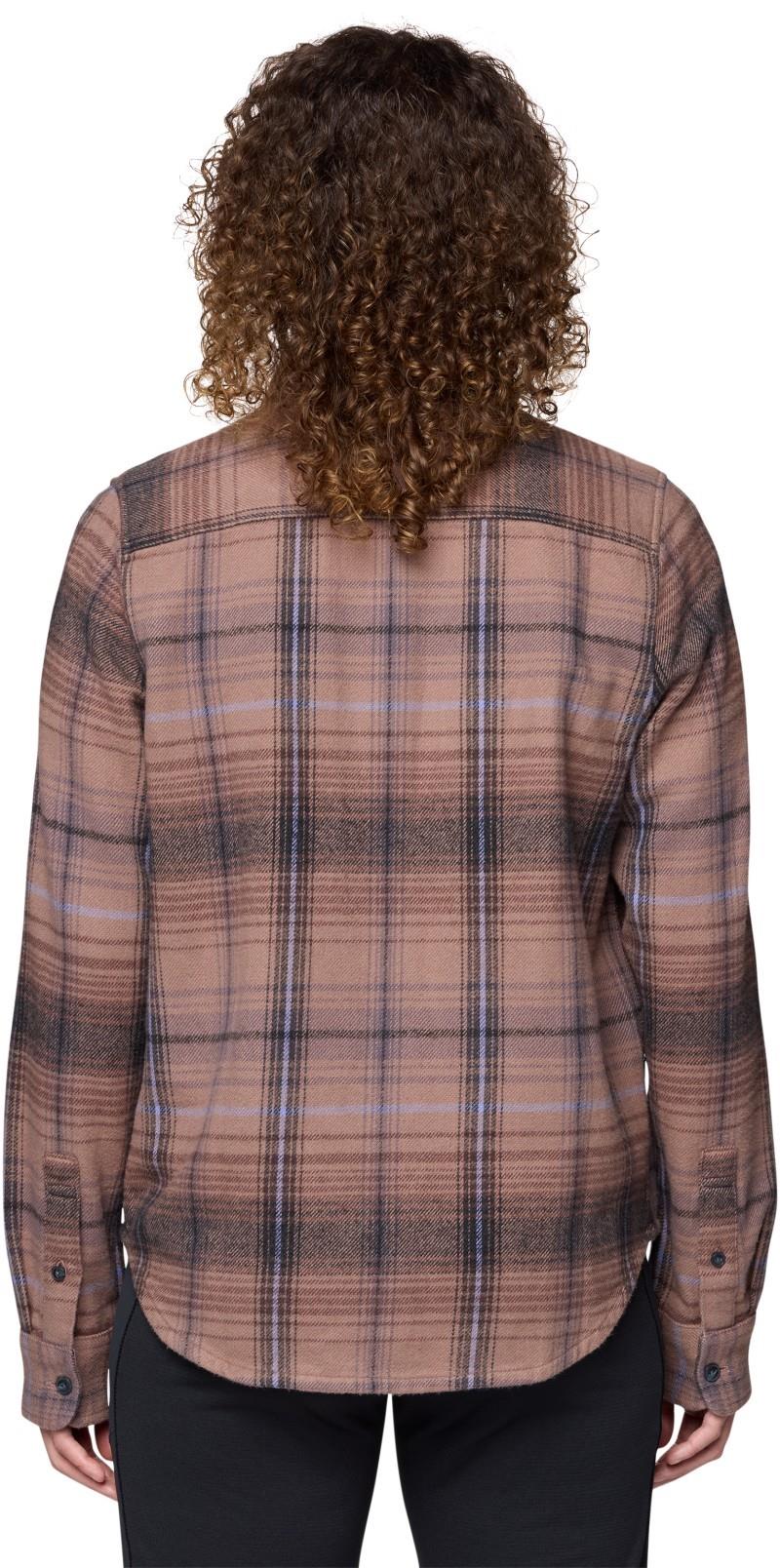 Plusher LS Shirt - Womens - wild taupe wyoming plaid 1