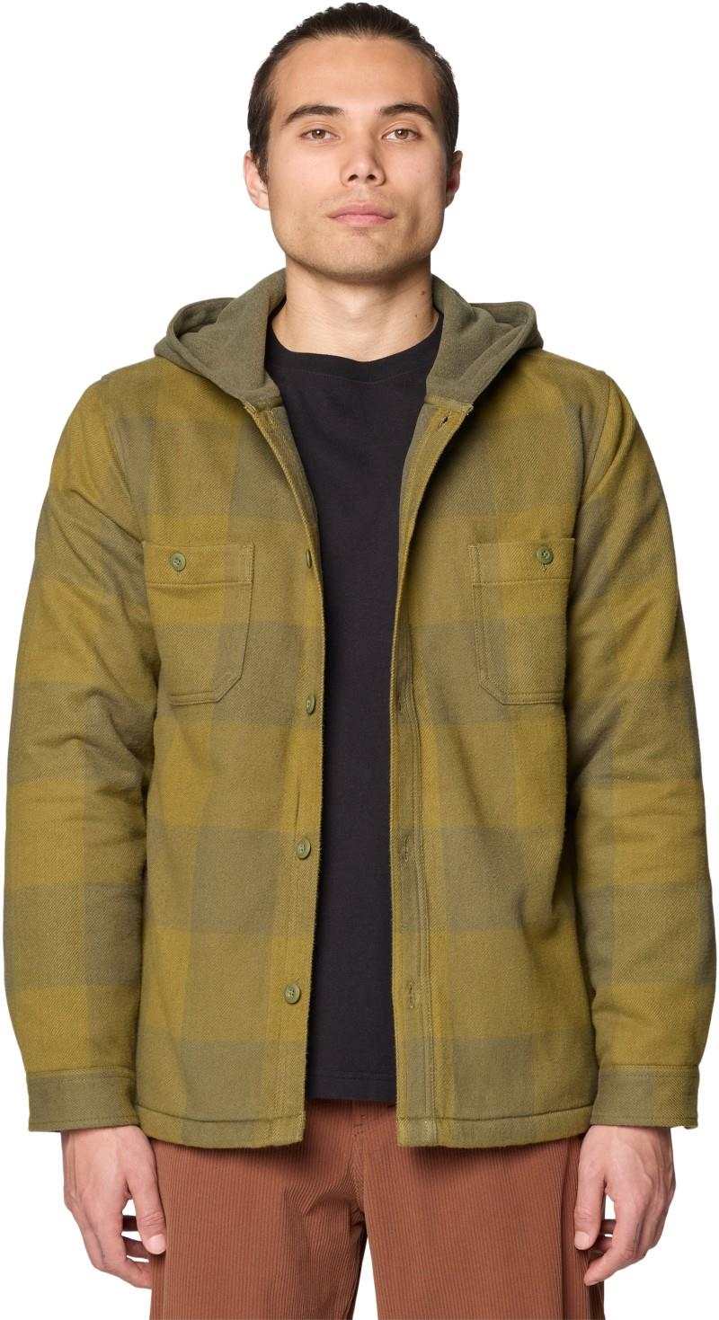 Plusher Microchill Lined Shacket - Mens - combat green tatanka check 1