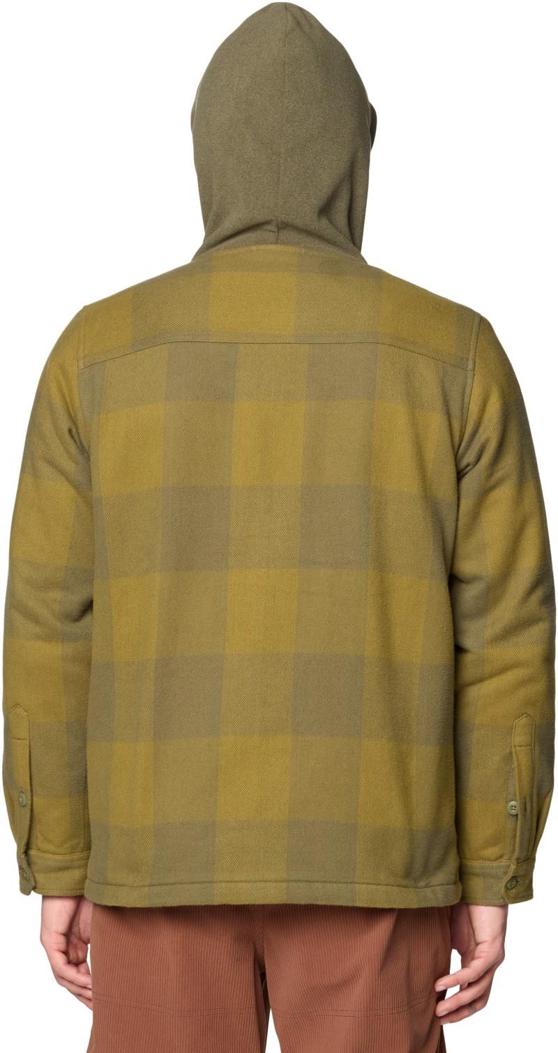 Plusher Microchill Lined Shacket - Mens - combat green tatanka check 1