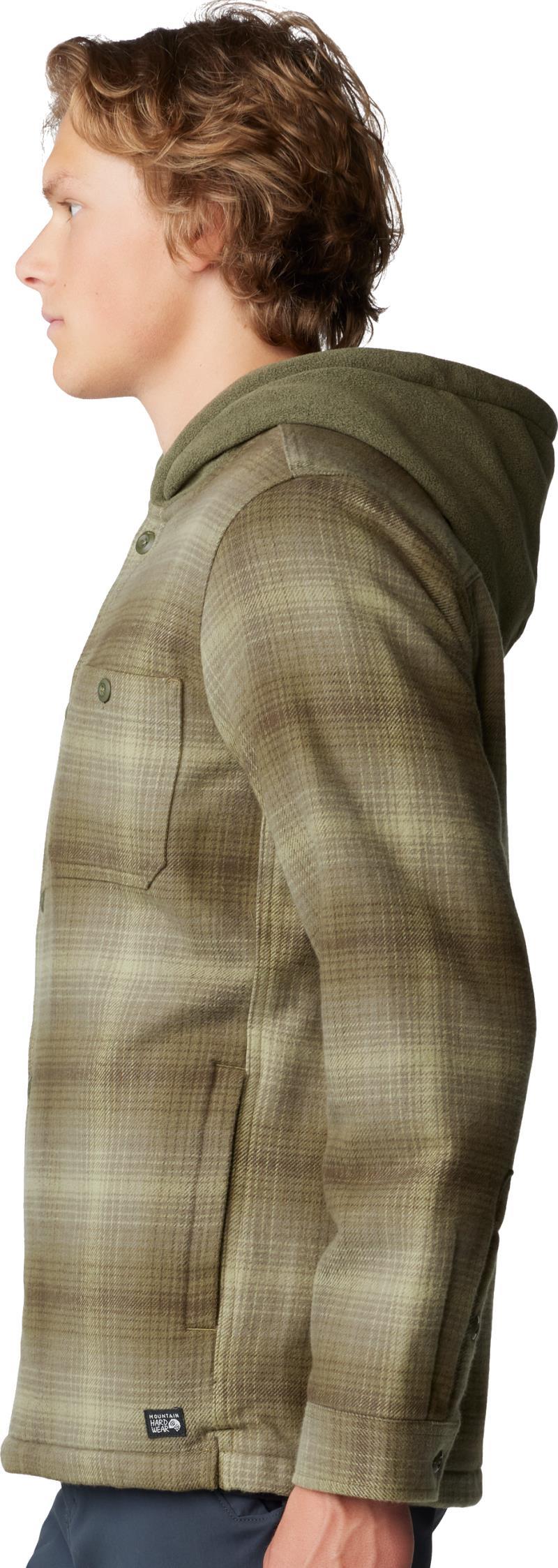 Plusher Microchill Lined Shirt - Mens - Dark Pine Ombre Buffalo Check Print 2