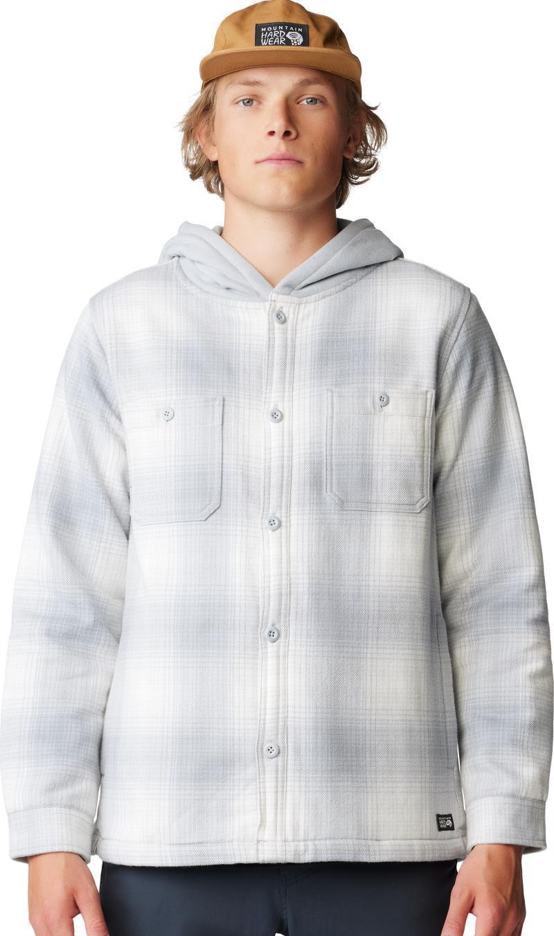 Plusher Microchill Lined Shirt - Mens - Glacial Ombre Buffalo Check Print 1