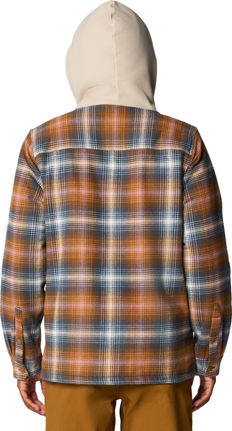 Plusher Microchill Lined Shirt - Mens - golden brown ombre buffalo check print 1