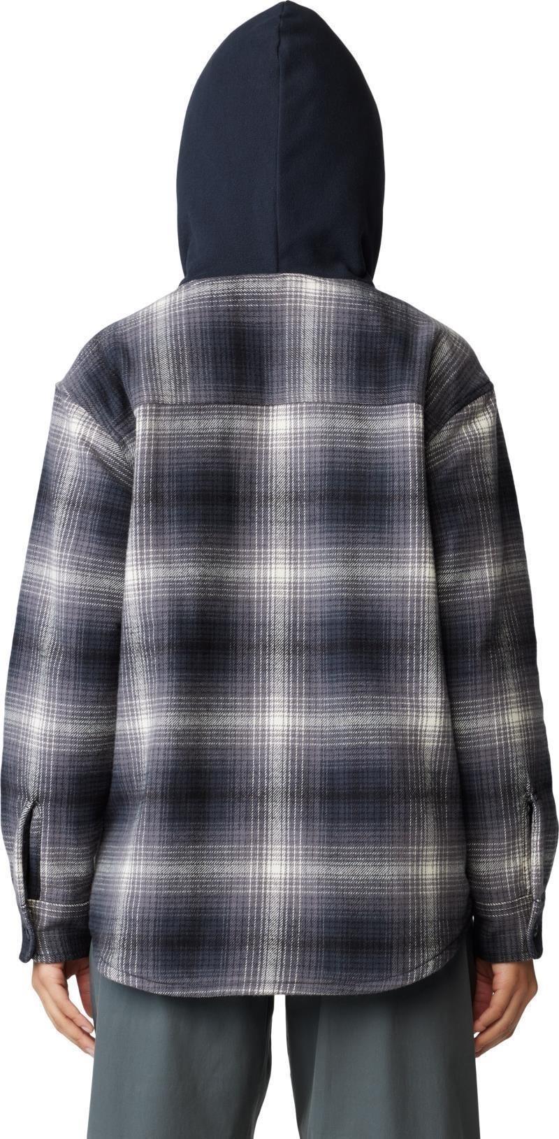 Plusher Microchill Lined Shirt - Womens - black ombre buffalo check 1