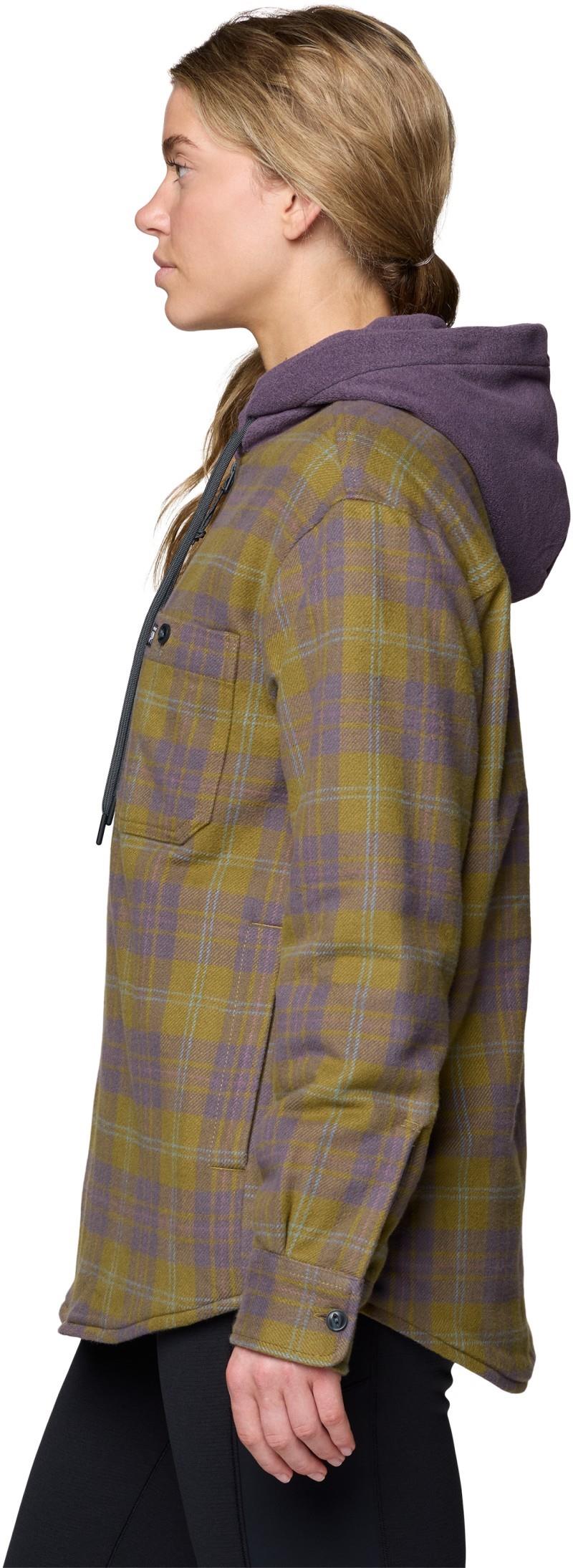Plusher Microchill Lined Shirt - Womens - landslide tartan plaid 1