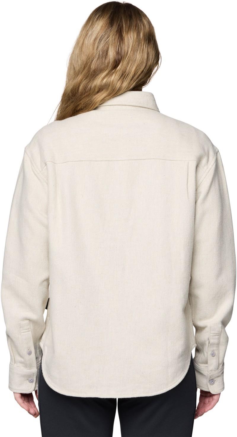 Plusher Relaxed LS Flannel - Womens - stone heather 1