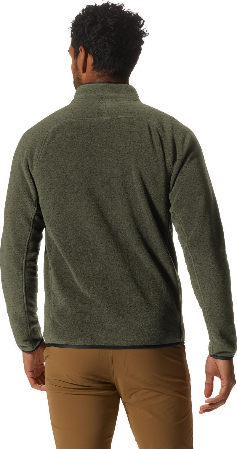 Polartec Double Brushed Full Zip Jacket - Mens - Stone Green Heather 2