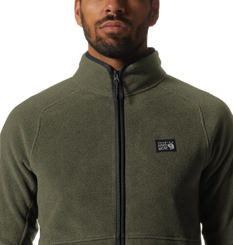 Polartec Double Brushed Full Zip Jacket - Mens - Stone Green Heather 4