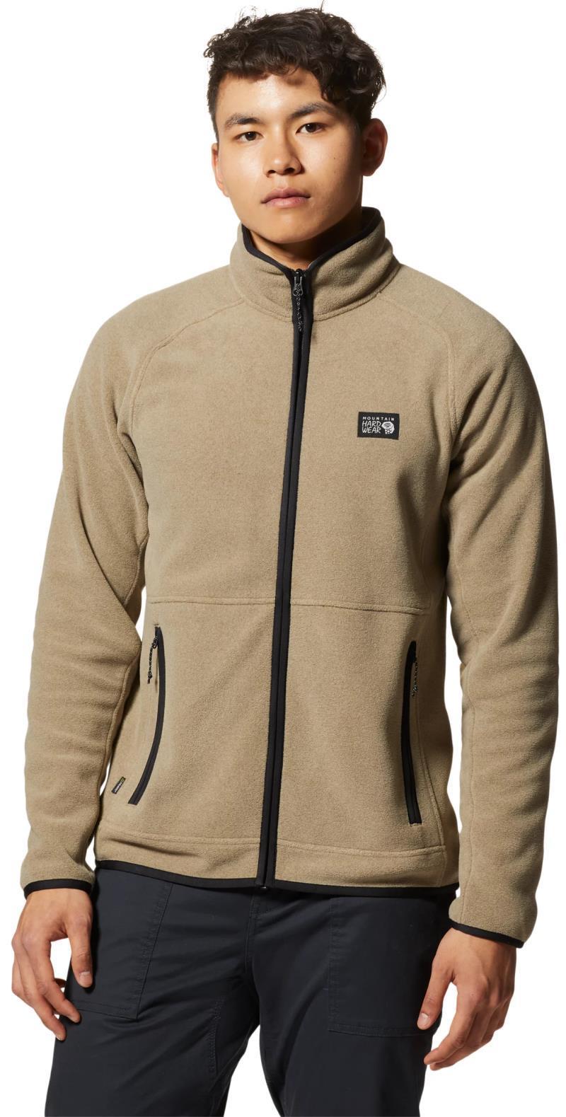 Polartec Double Brushed Full Zip Jacket - Mens - Trail Dust Heather 1
