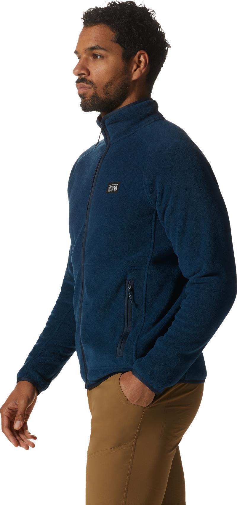 Polartec Double Brushed Full Zip Jacket - Mens - night iris heather 1
