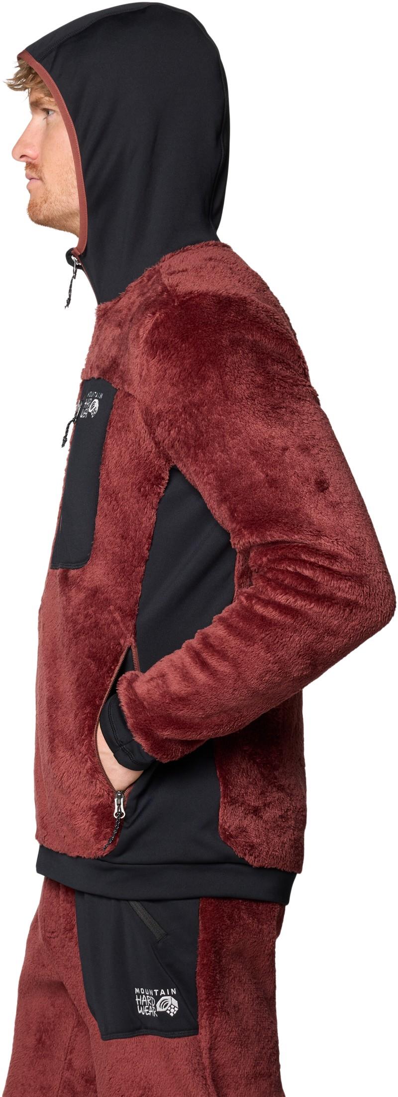 Polartec High Loft Hooded Jacket - Mens - bourbon brown / black 1