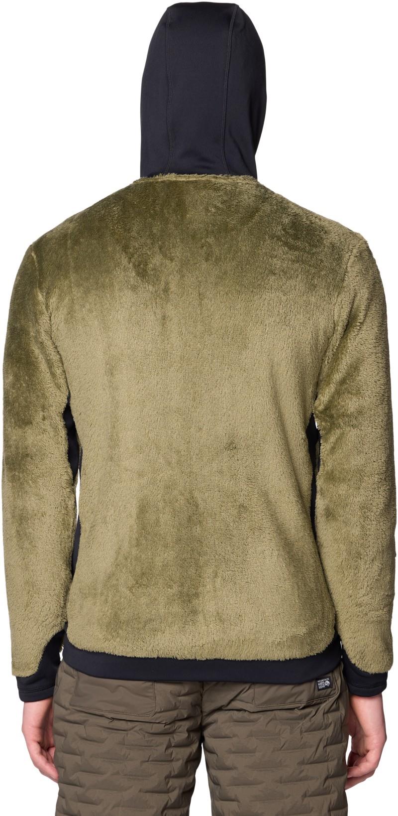 Polartec High Loft Hooded Jacket - Mens - combat green / black 1