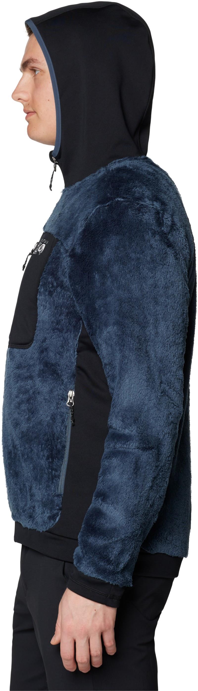 Polartec High Loft Hooded Jacket - Mens - moon blue / black 1