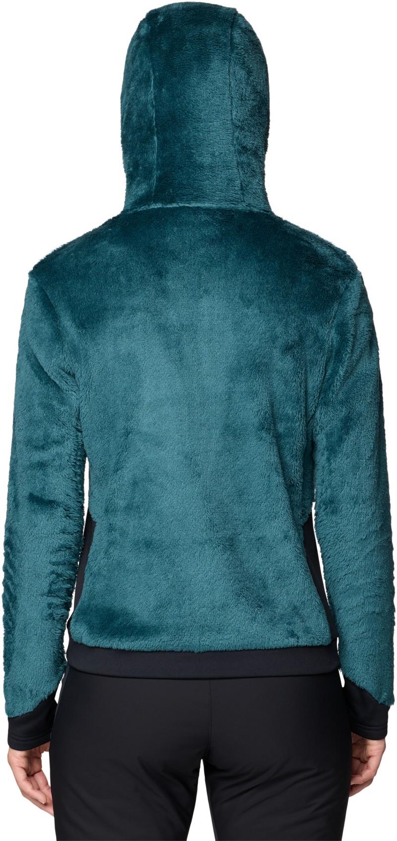 Polartec High Loft Hooded Jacket - Womens - aqua green 1