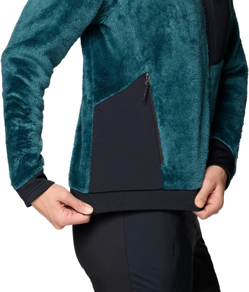 Polartec High Loft Hooded Jacket - Womens - aqua green 1