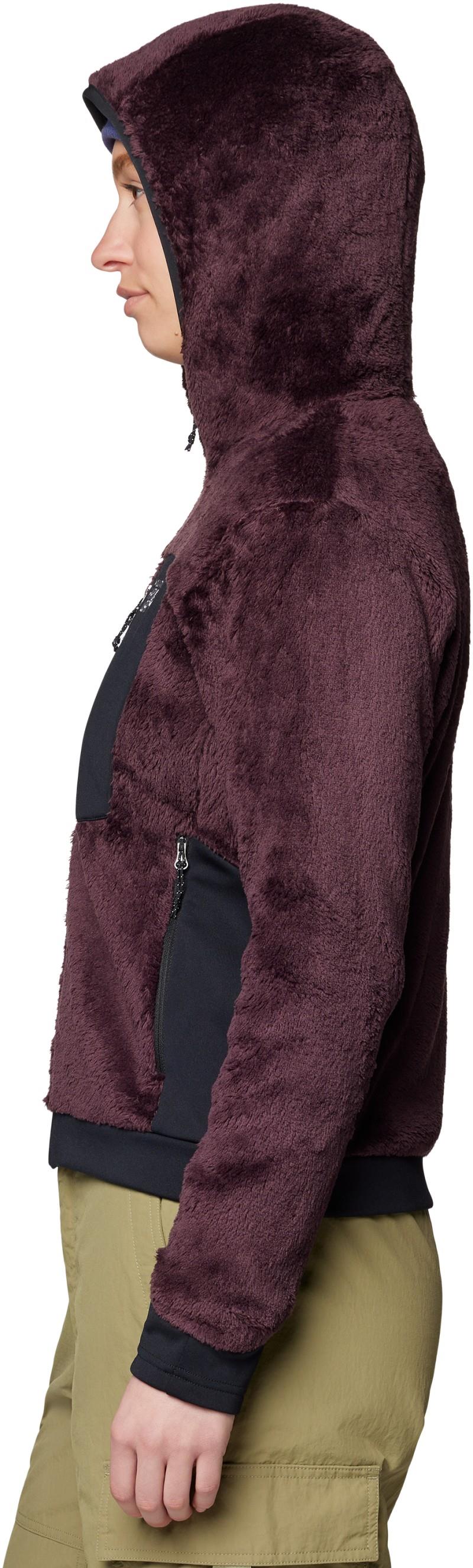 Polartec High Loft Hooded Jacket - Womens - blackberry 1
