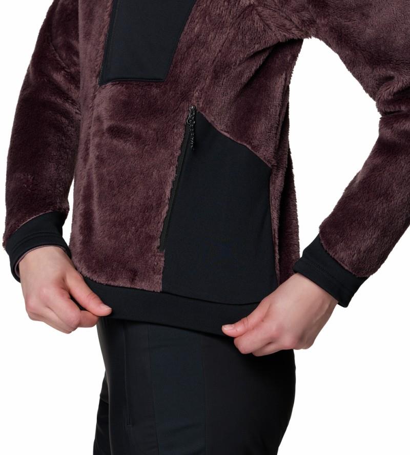 Polartec High Loft Hooded Jacket - Womens - carob 1