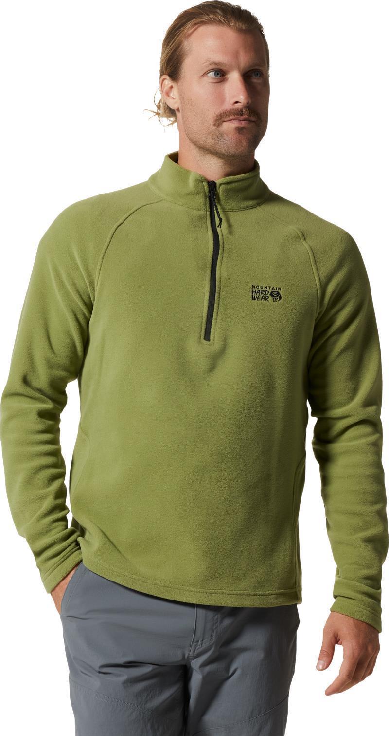 Polartec Microfleece 1/4 Zip - Mens - Light Cactus 1