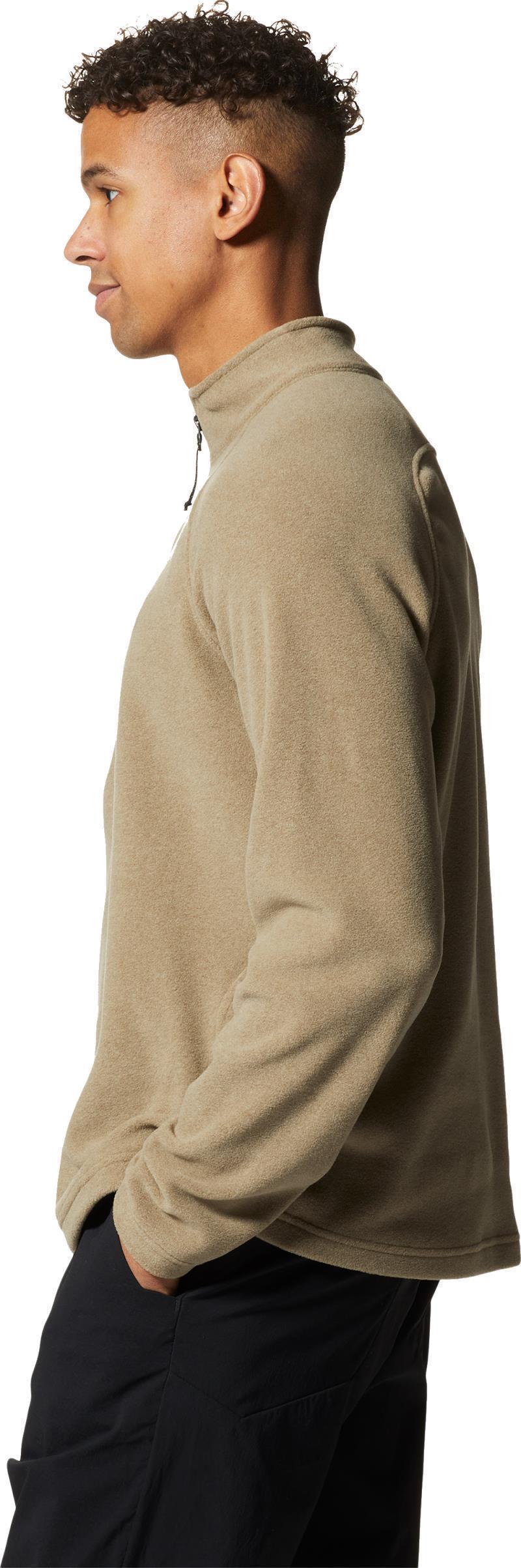 Polartec Microfleece 1/4 Zip - Mens - Trail Dust Heather 3