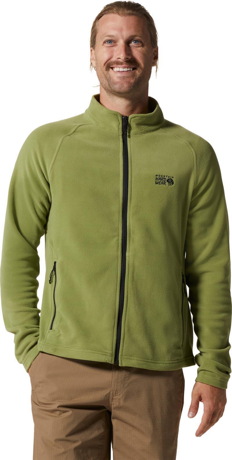 Polartec Microfleece Full Zip - Mens - Light Cactus 1