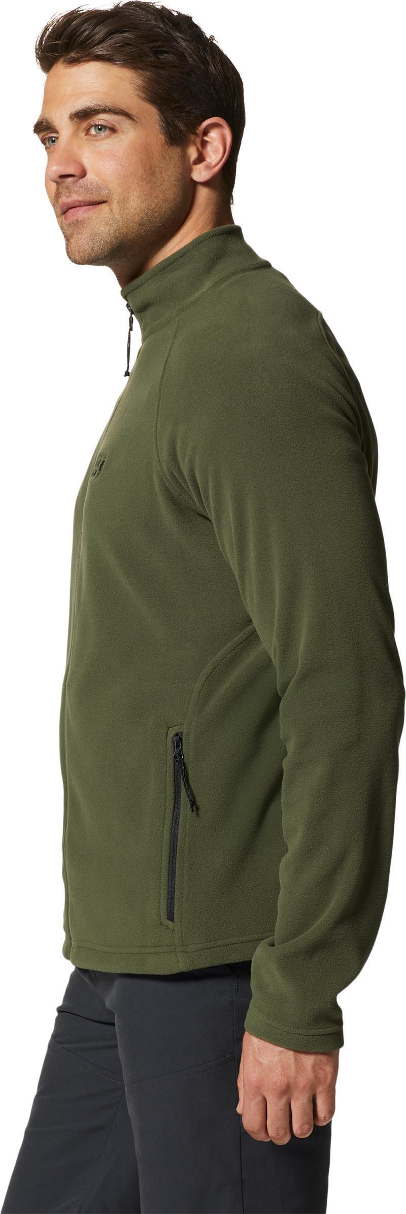 Polartec Microfleece Full Zip - Mens - Surplus Green 3