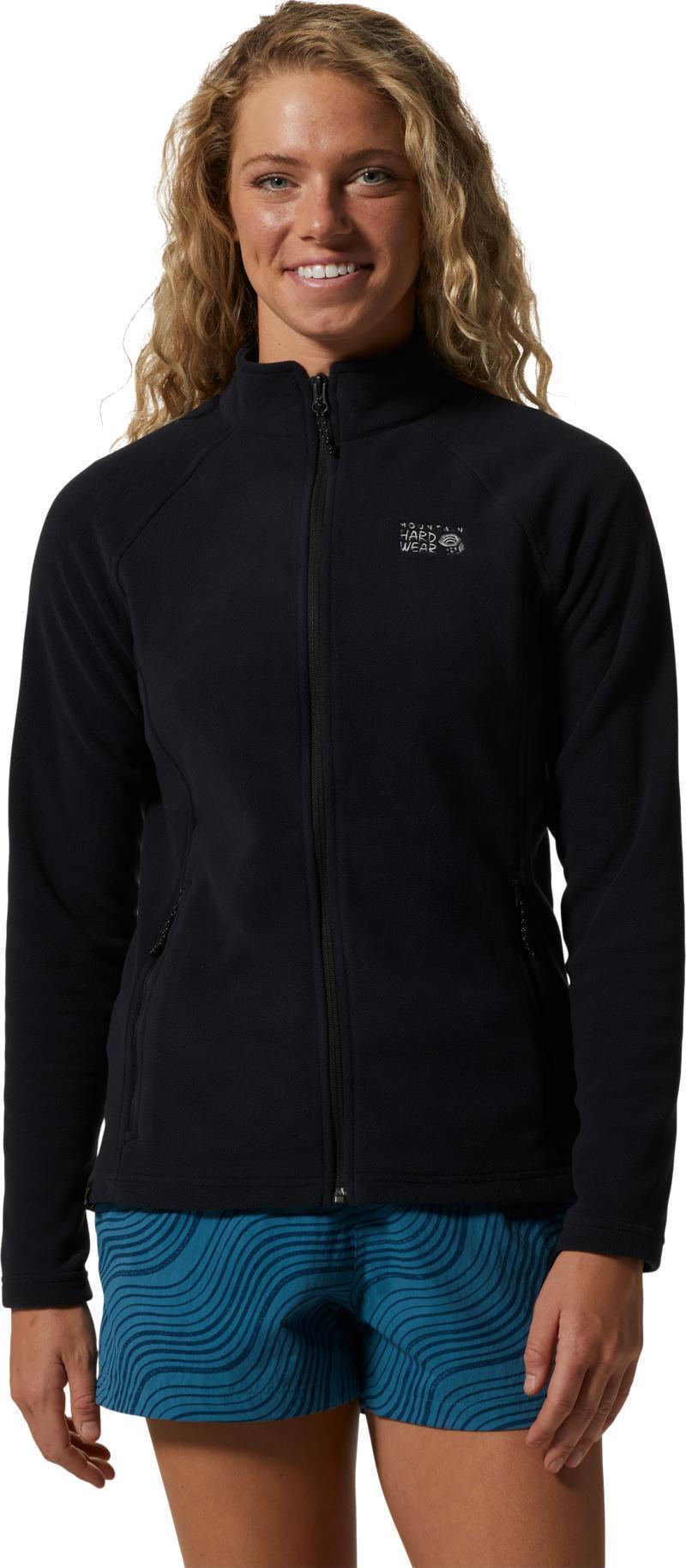 Polartec Microfleece Full Zip - Womens - Black 2