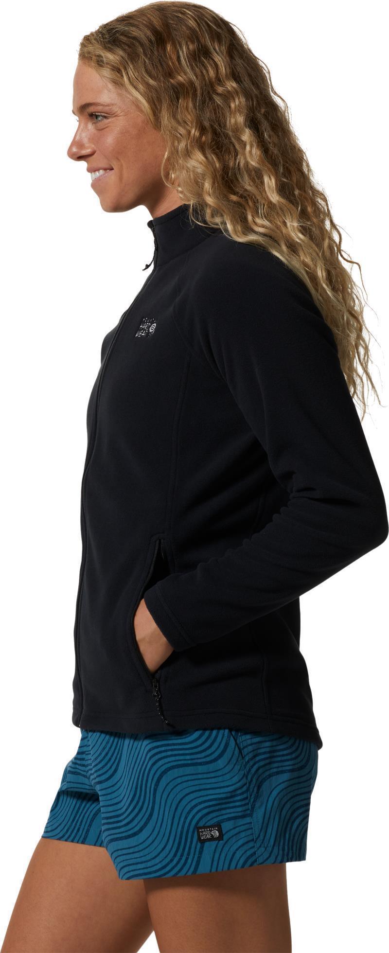 Polartec Microfleece Full Zip - Womens - Black 3