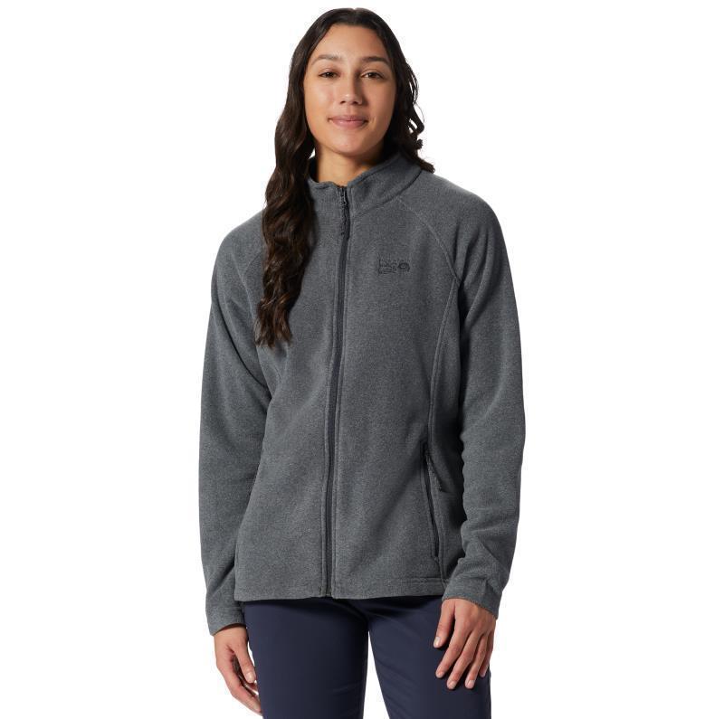 Polartec Microfleece Full Zip - Womens - Foil Grey Heather 1